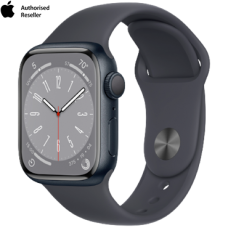 Apple Watch Series 8 GPS 41mm Vien nhom day cao su bong dem